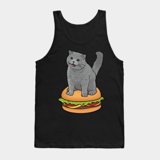 I CAN HAS CHEEZBURGER chubby meme cat Tank Top